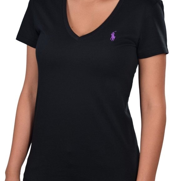 ‘Ralph Lauren Sport’ V-Neck Tee - Picture 1 of 4